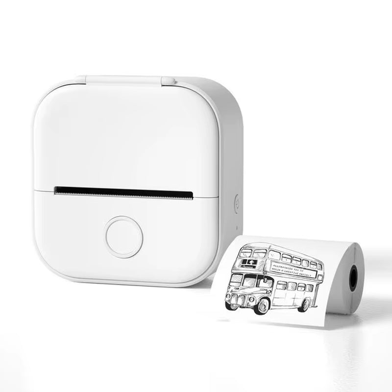 D2 Portable Mini Thermal Label Printer Home Photo Printer Student Wrong Question Printer Bluetooth Mini Label Printer Price Tag