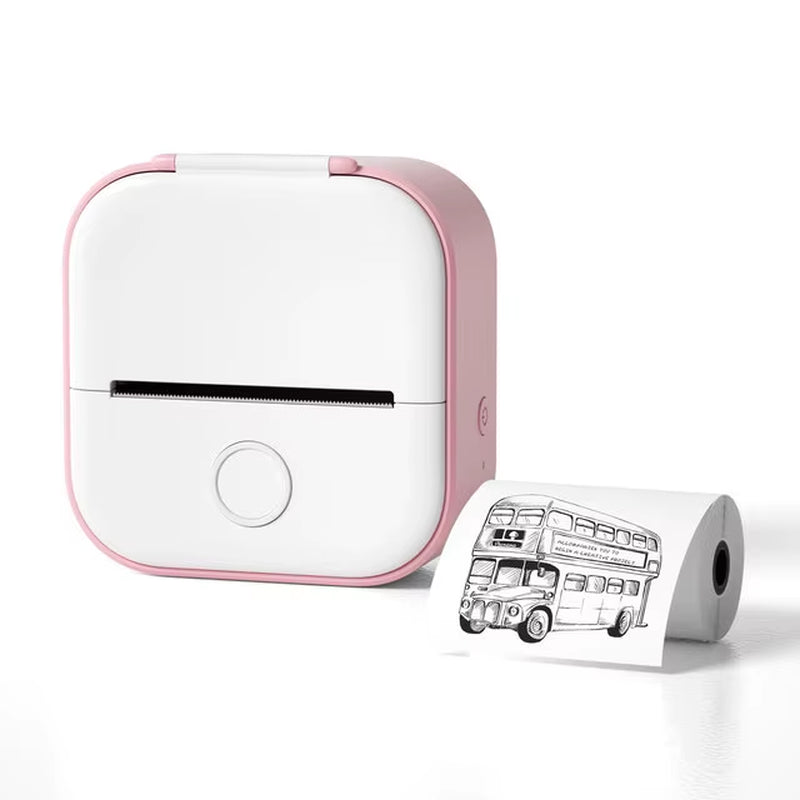 D2 Portable Mini Thermal Label Printer Home Photo Printer Student Wrong Question Printer Bluetooth Mini Label Printer Price Tag