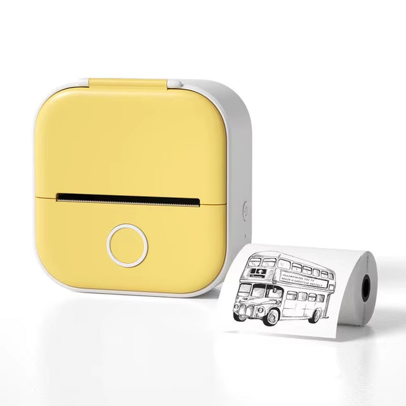 D2 Portable Mini Thermal Label Printer Home Photo Printer Student Wrong Question Printer Bluetooth Mini Label Printer Price Tag