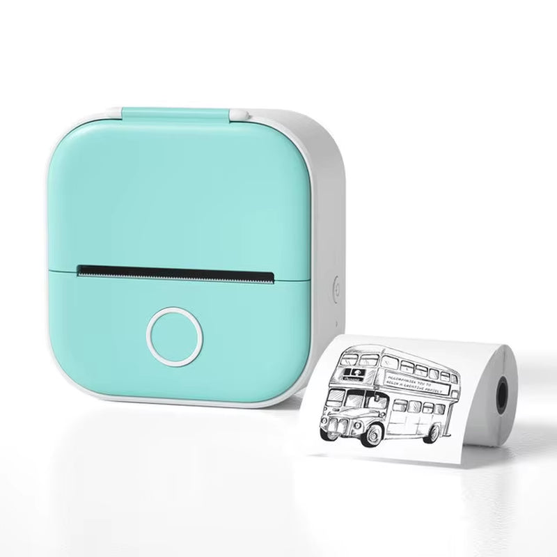 D2 Portable Mini Thermal Label Printer Home Photo Printer Student Wrong Question Printer Bluetooth Mini Label Printer Price Tag